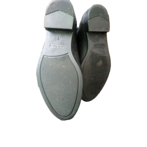 Jack Rogers Women's Sallie Rain Boot Size 7 Black Rubber Pull On Chelsea Bootie - Picture 4 of 5